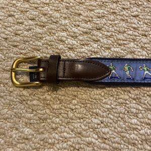 Vineyard Vines football belt, 30 waist